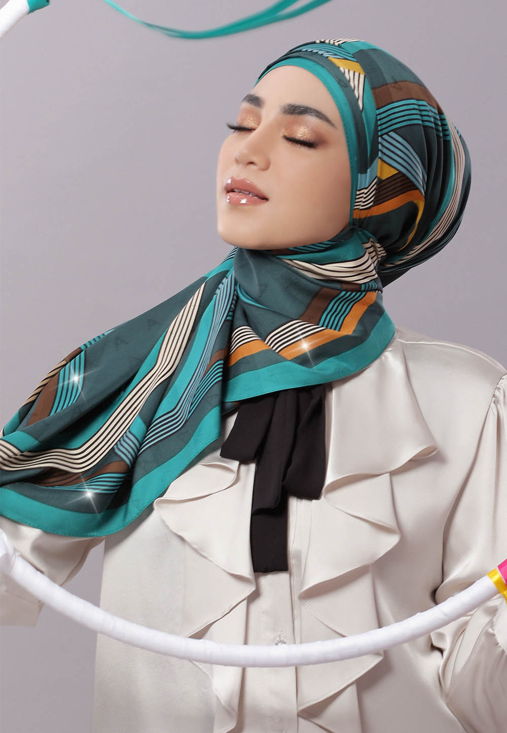 QUANTUM TWILL IN TEAL (DIAMOND)