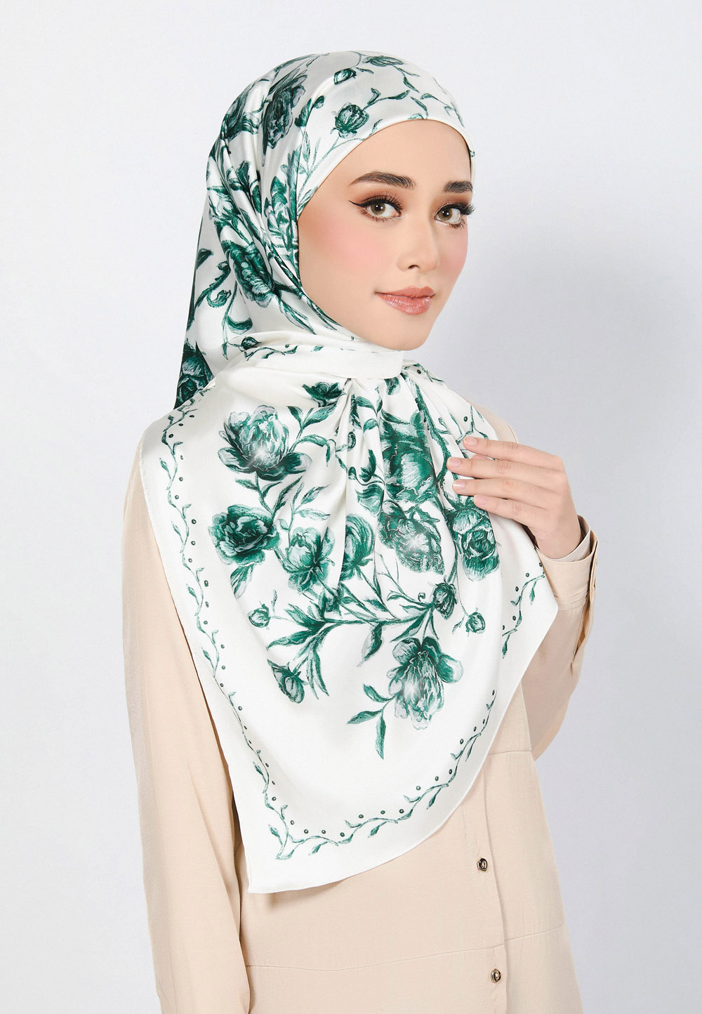 SQ ELLORA IN DARK GREEN (DIAMOND)