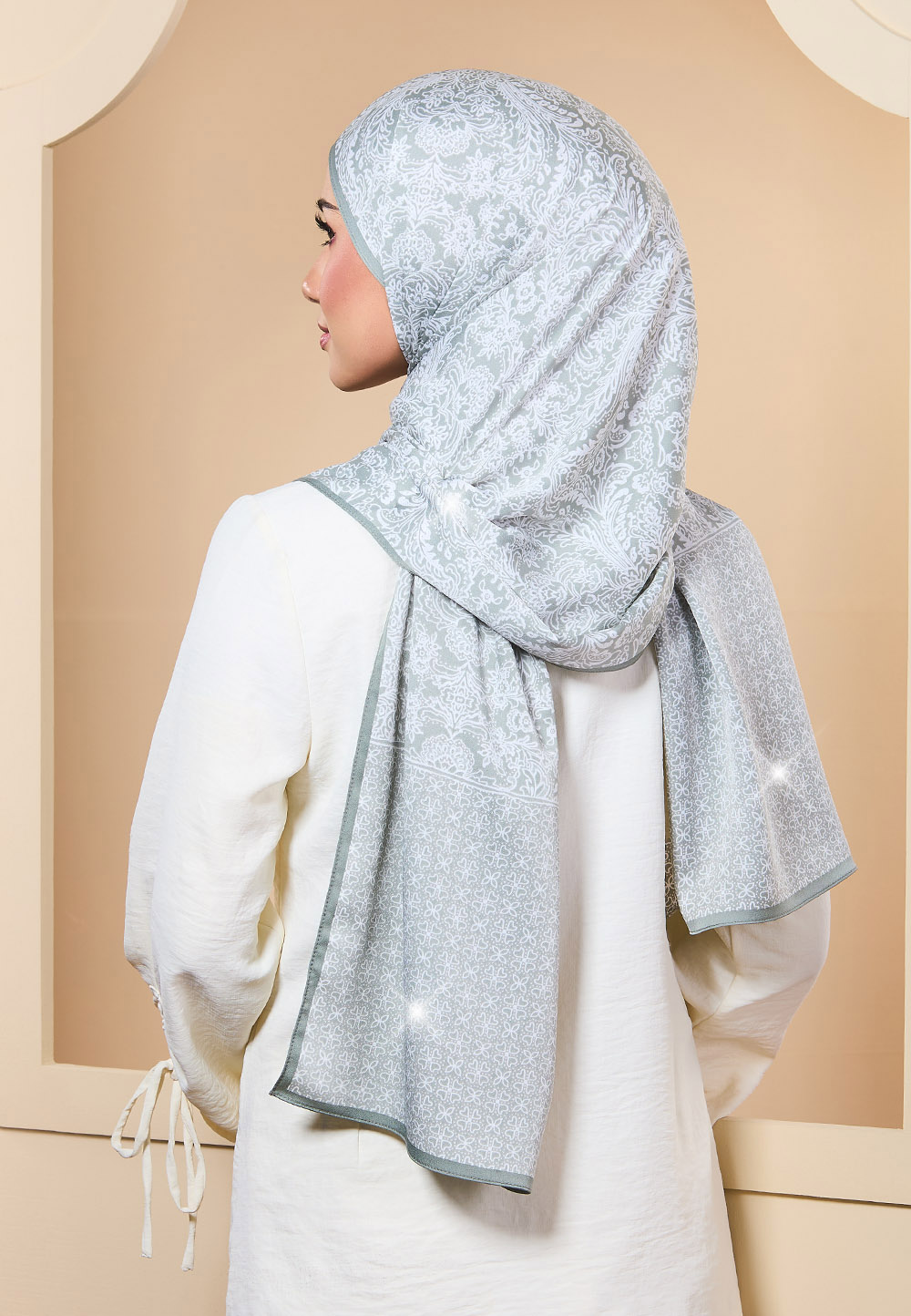 SHAWL ELENI PRINTED DIAMOND