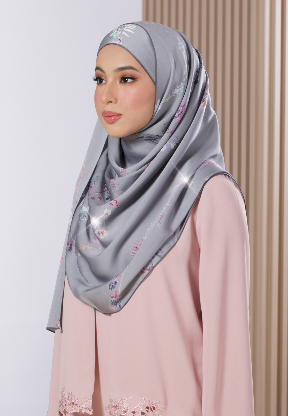 SHAWL 298 DELAIRE PRINTED DIAMOND