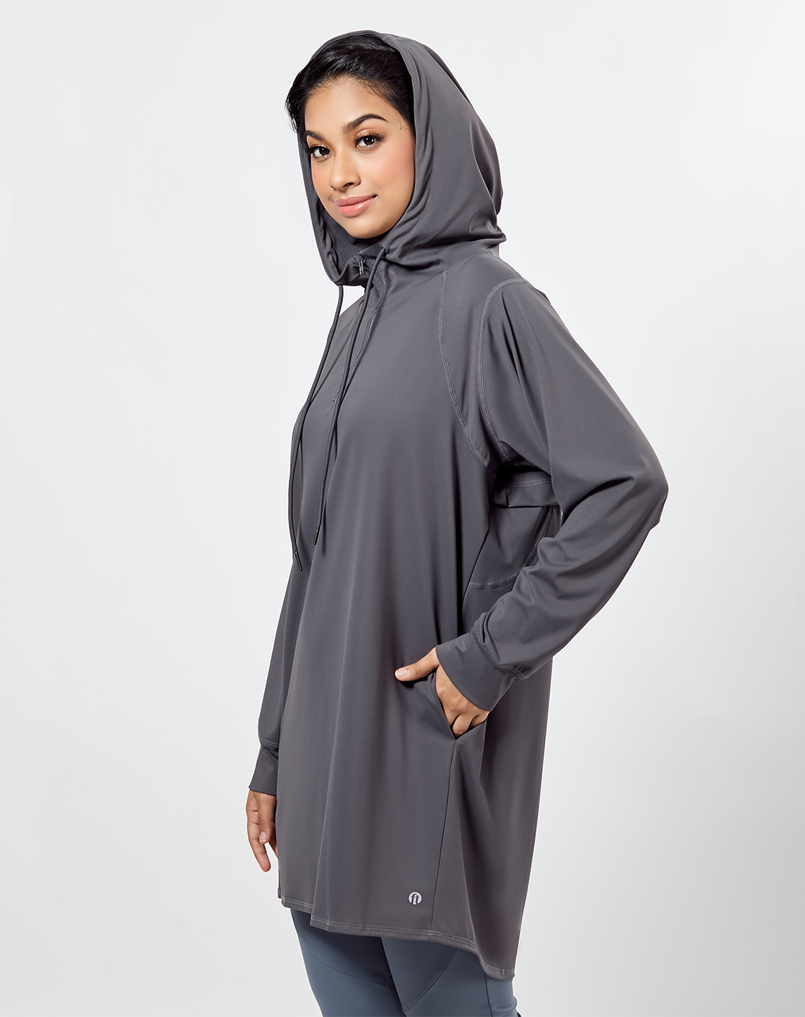 ALPHA HOODIE IN MAGNET
