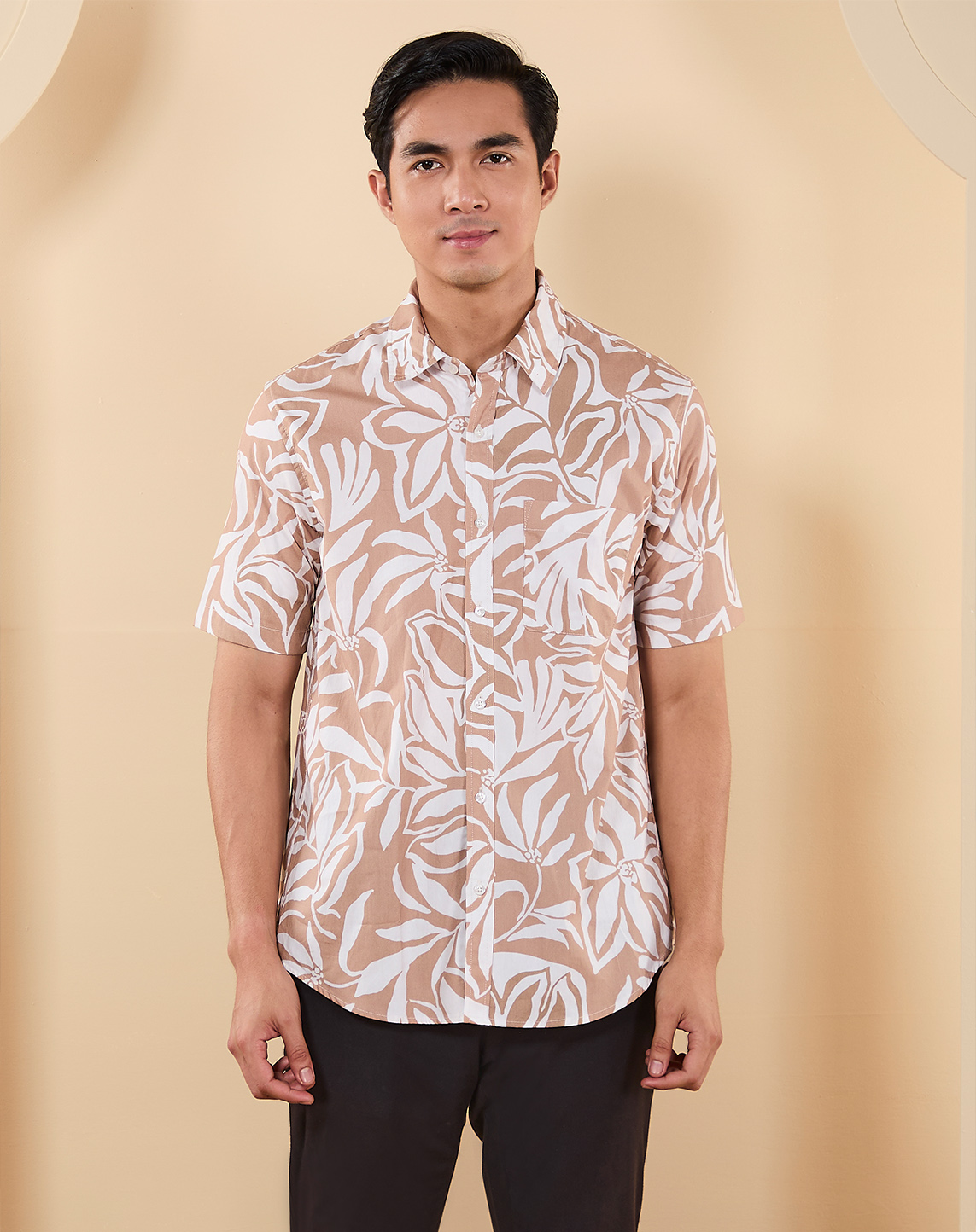 ZAYD SHIRT IN DUSTY CORAL