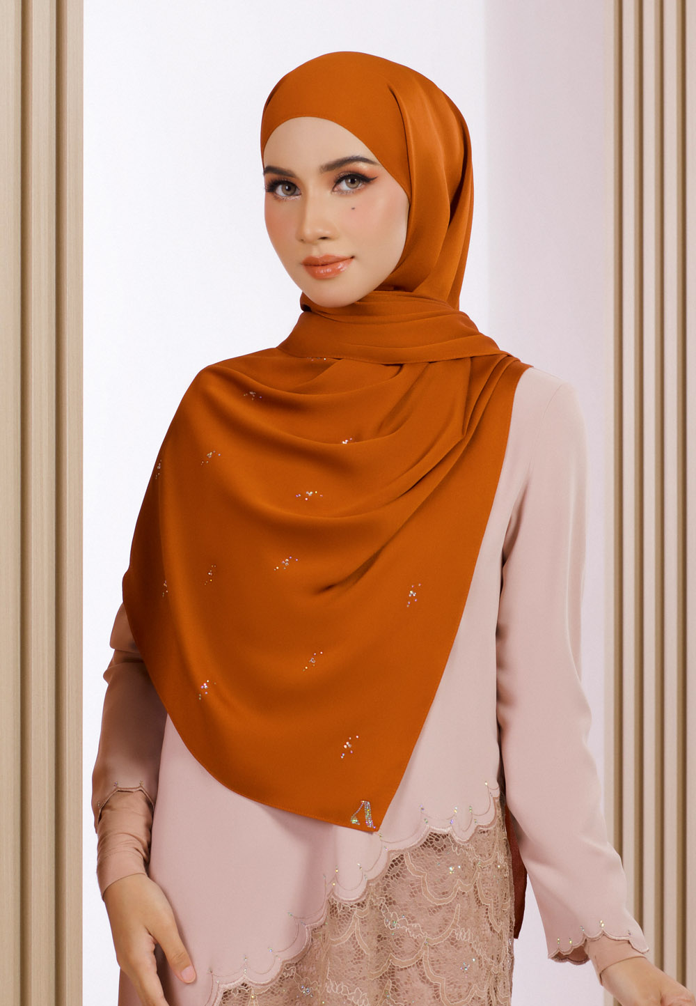 SHAWL 298 LUMIERE EVE PLAIN DIAMOND