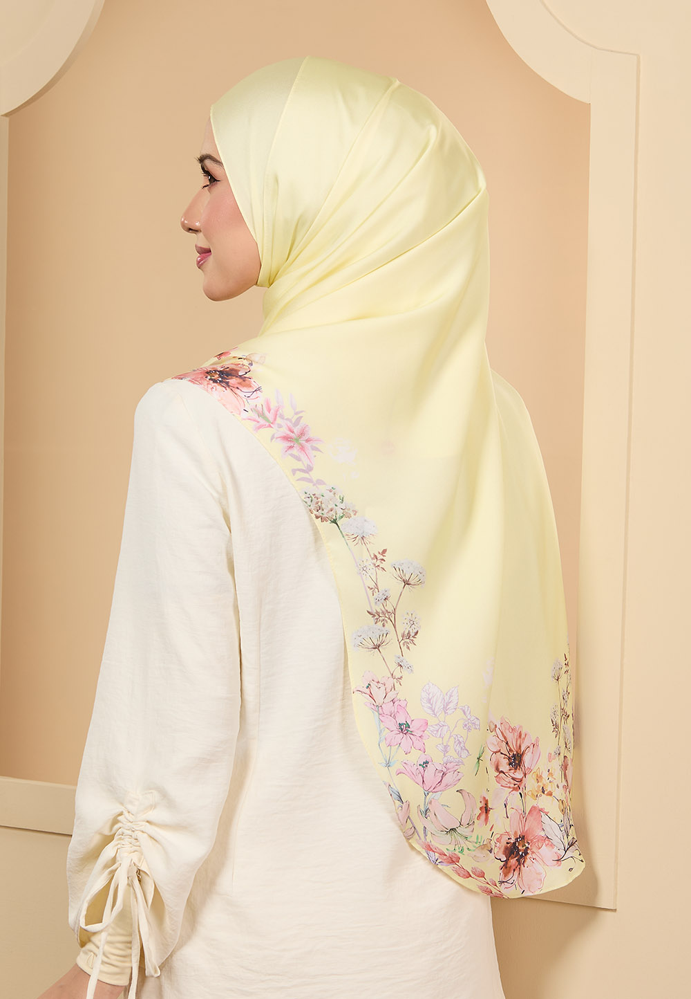 INSTANT SHAWL JASMIN PRINTED