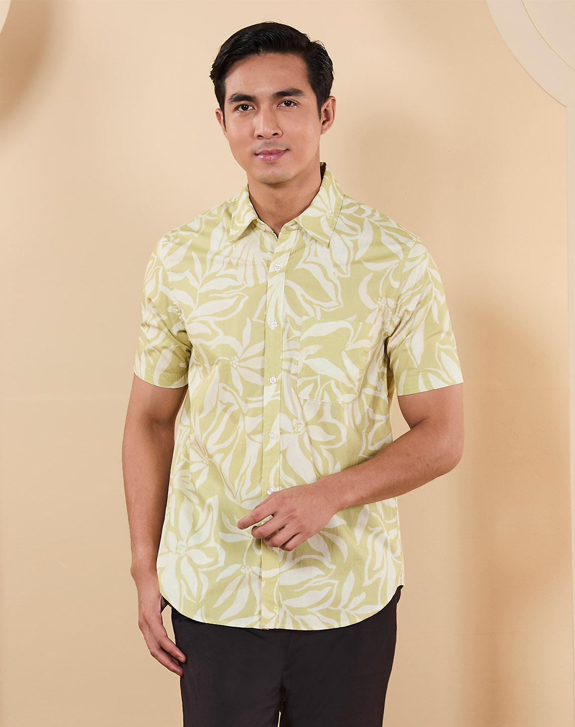 ZAYD SHIRT IN MISTED YELLOW