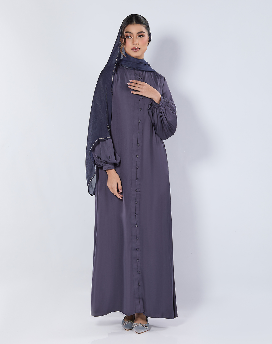 SIDRA JUBAH IN NAVY BLUE