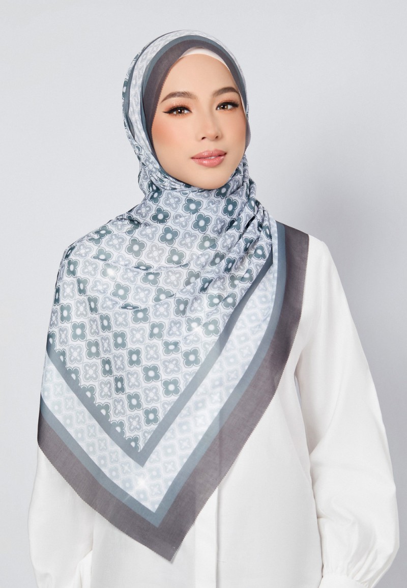 SHAWL JULIA VOILE LASERCUT DIAMOND