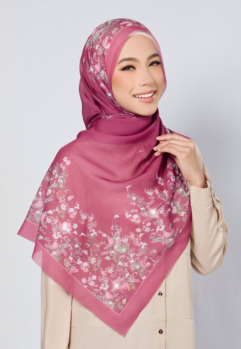 SHAWL ROYCE VOILE LASERCUT DIAMOND