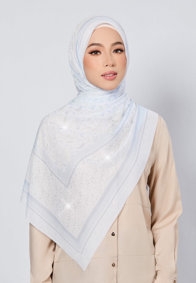 SHAWL LUNARIA VOILE LASERCUT DIAMOND