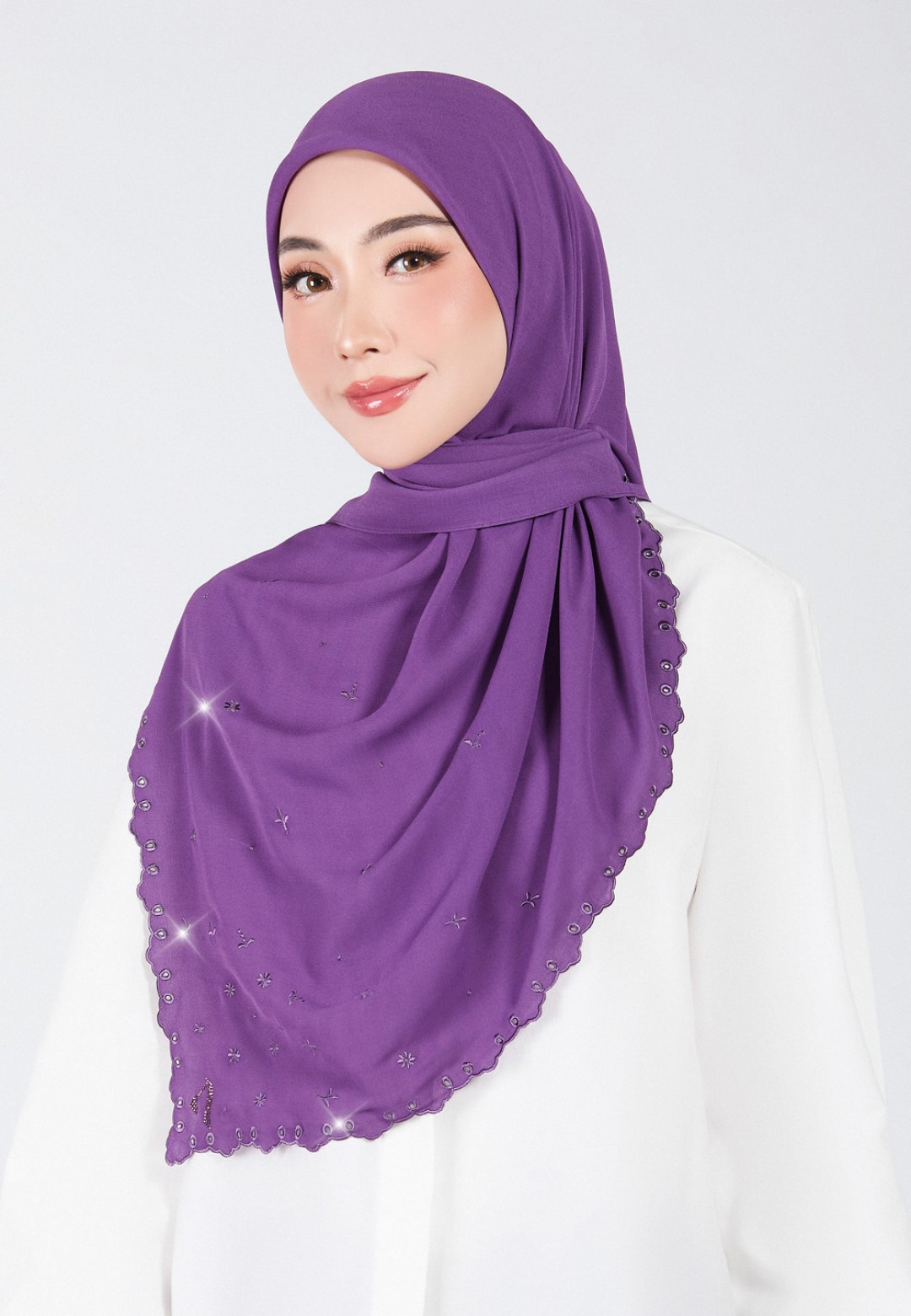 SQ ELYROSE PLAIN EMBROIDERY DIAMOND