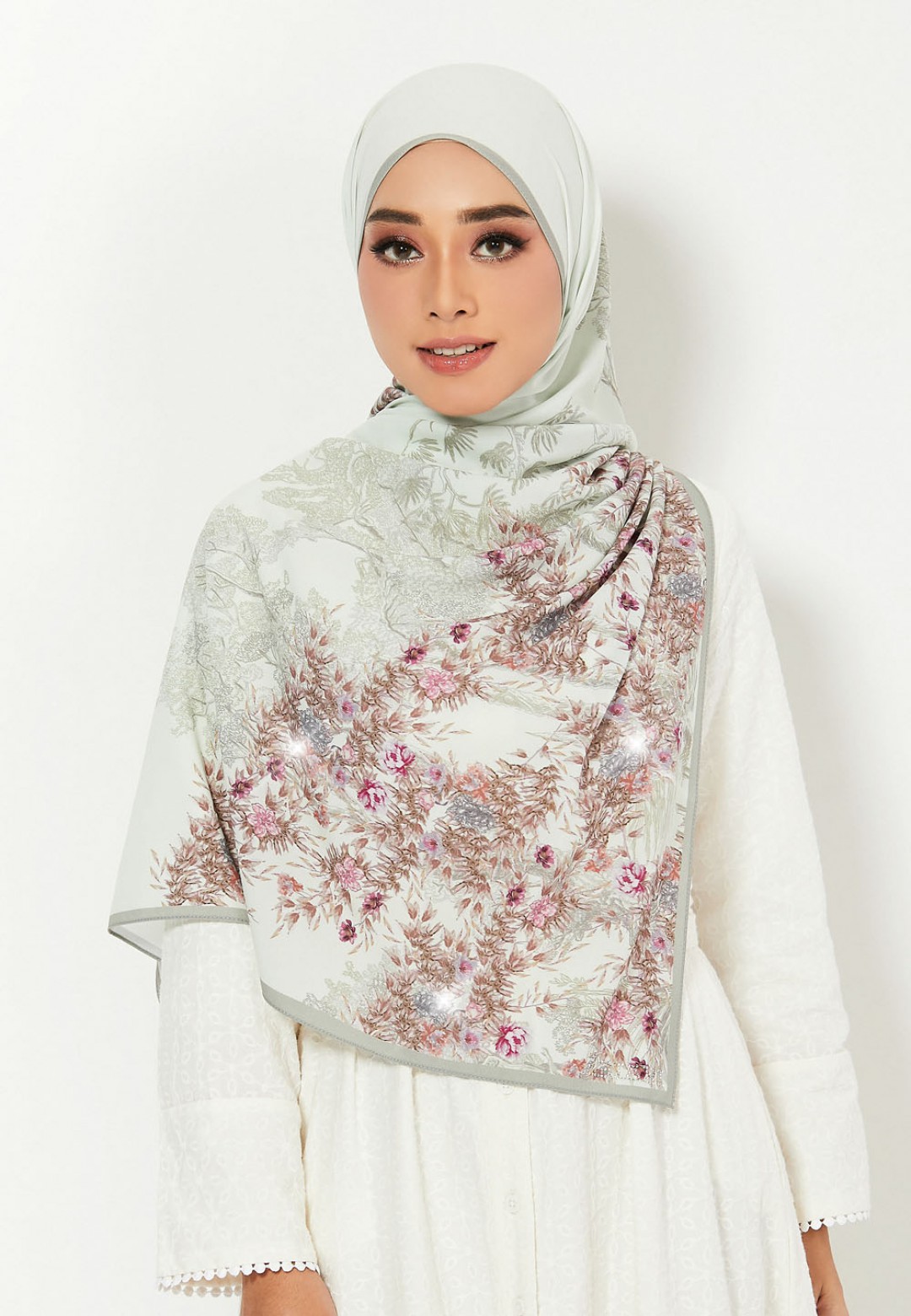 SHAWL 298 FRANCISCA PRINTED DIAMOND