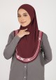 TIARA HUMAIRAH IN MAROON (DIAMOND)