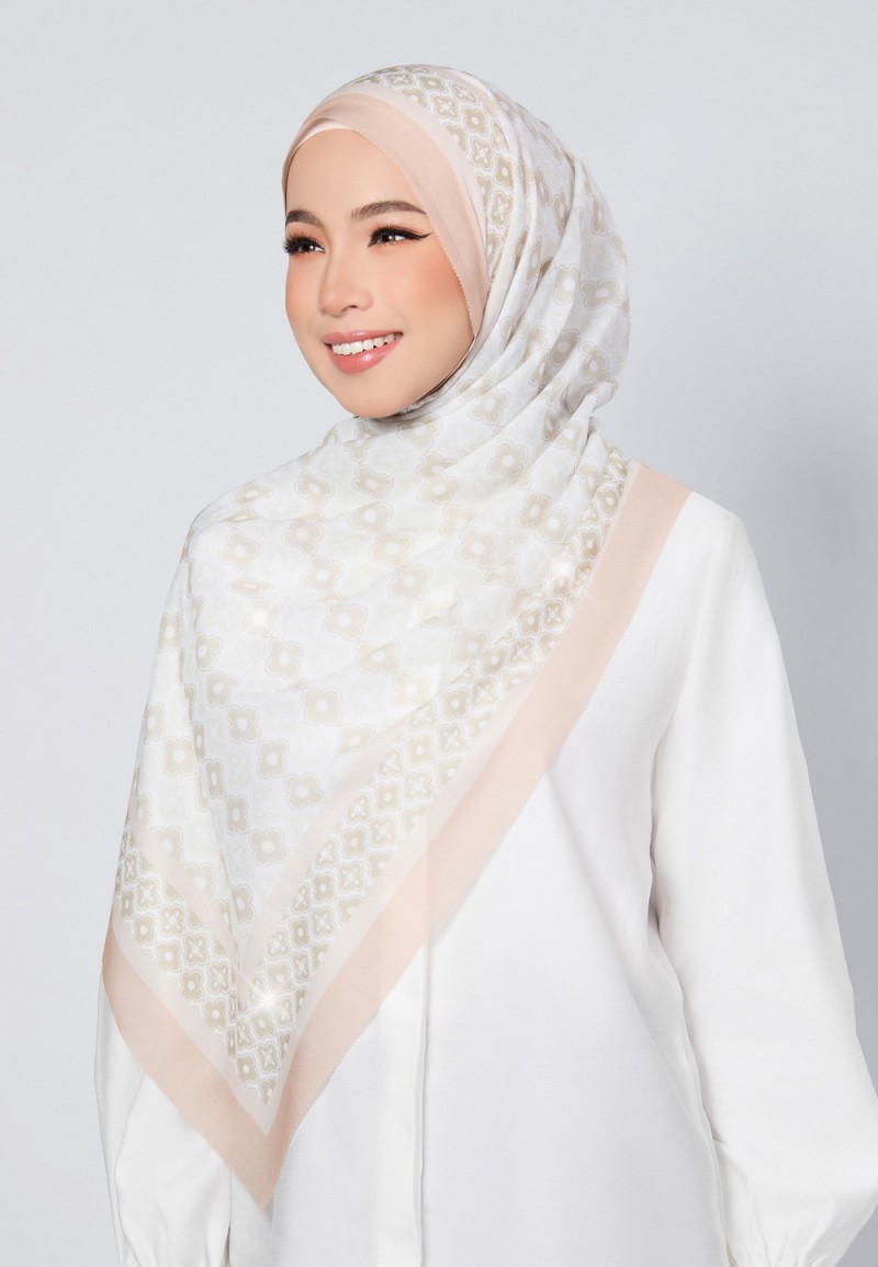 SHAWL JULIA VOILE LASERCUT DIAMOND