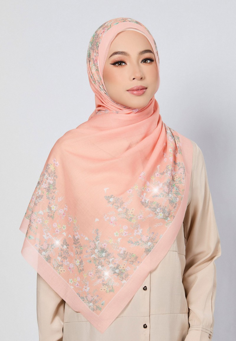 SHAWL ROYCE VOILE LASERCUT DIAMOND