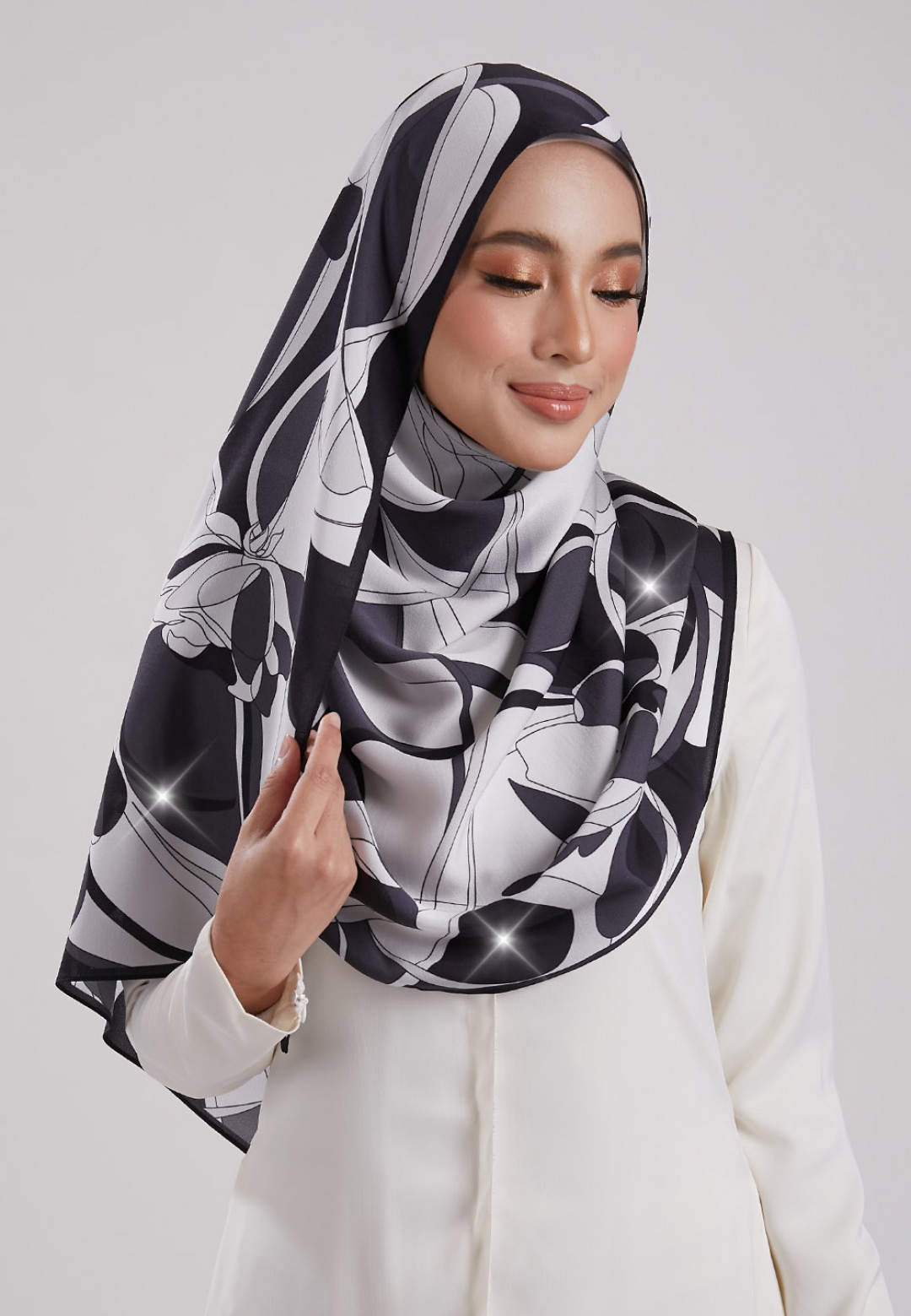 SHAWL 298 ELLERY PRINTED DIAMOND