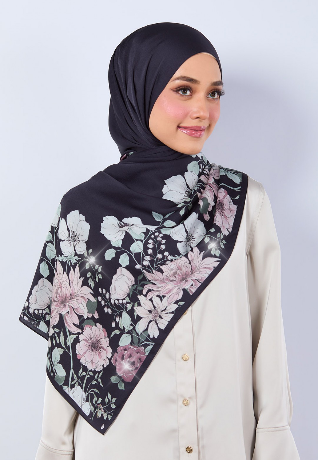 SHAWL LUCIA PRINTED DIAMOND