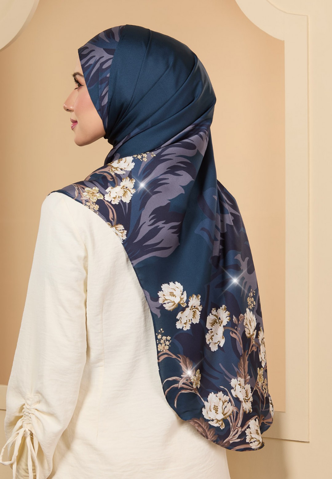 INSTANT SHAWL INACIO PRINTED DIAMOND