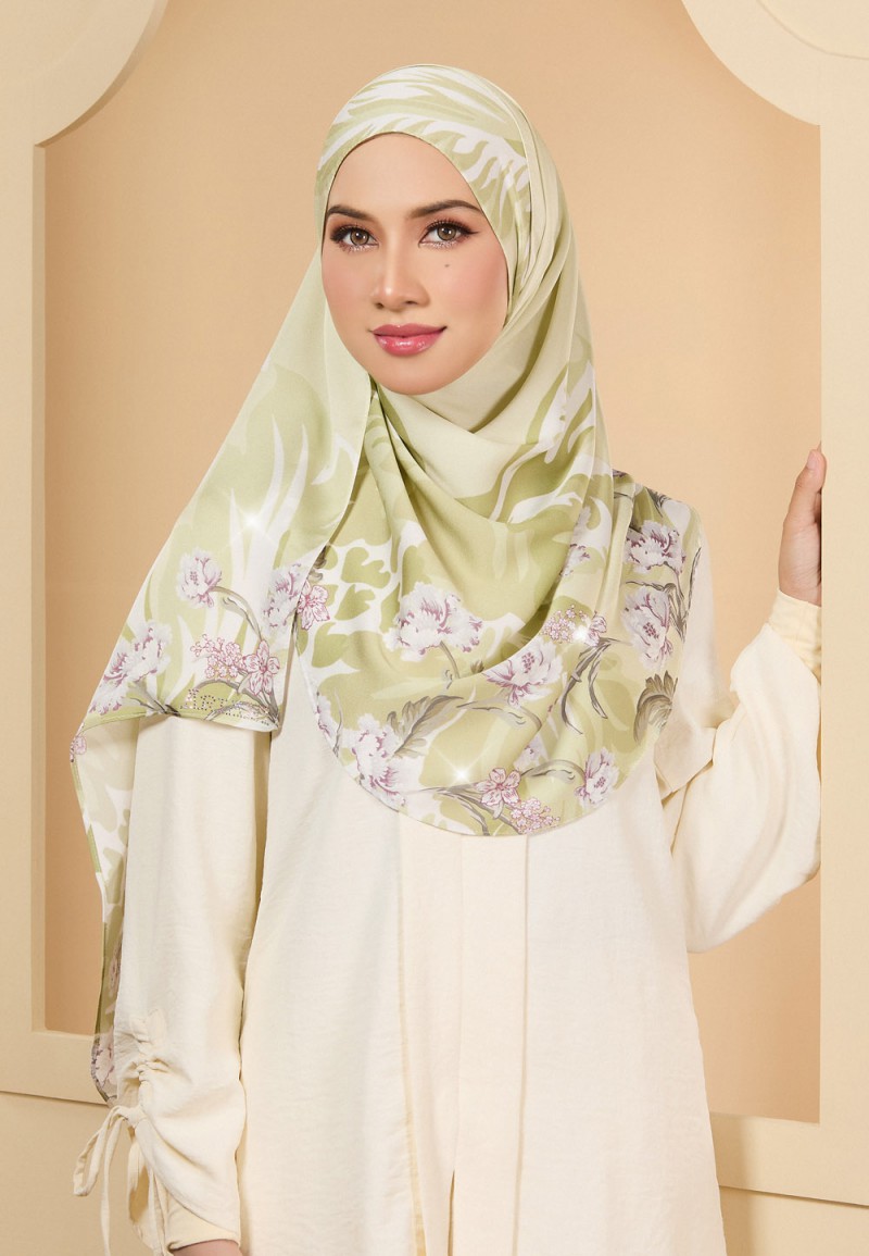 INSTANT SHAWL INACIO PRINTED DIAMOND