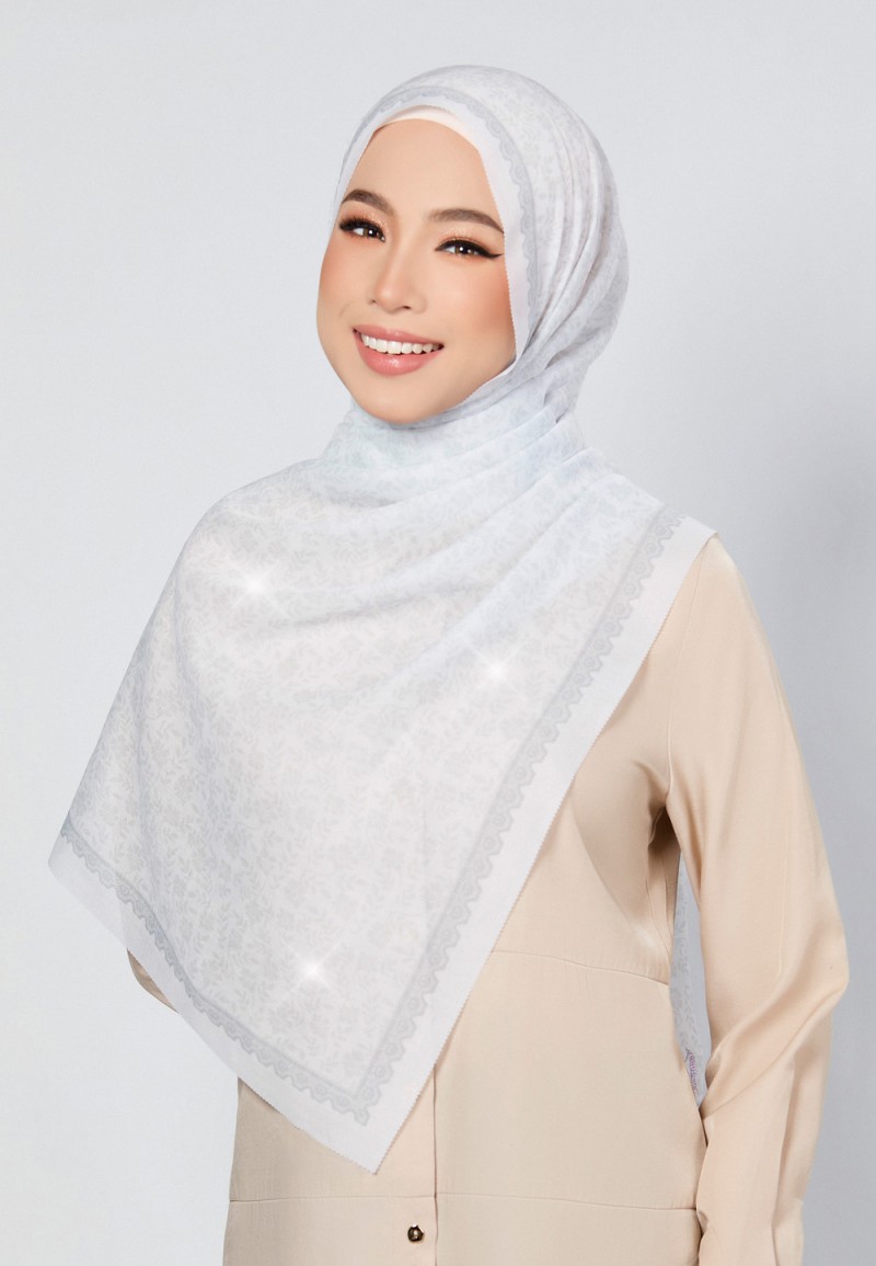 SHAWL DALIA VOILE LASERCUT DIAMOND