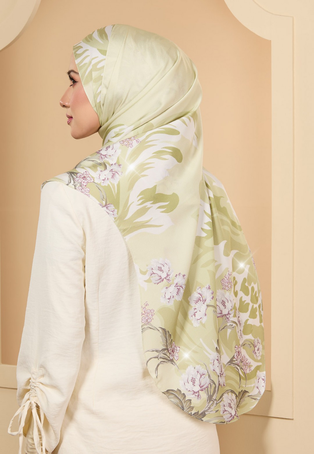 INSTANT SHAWL INACIO PRINTED DIAMOND