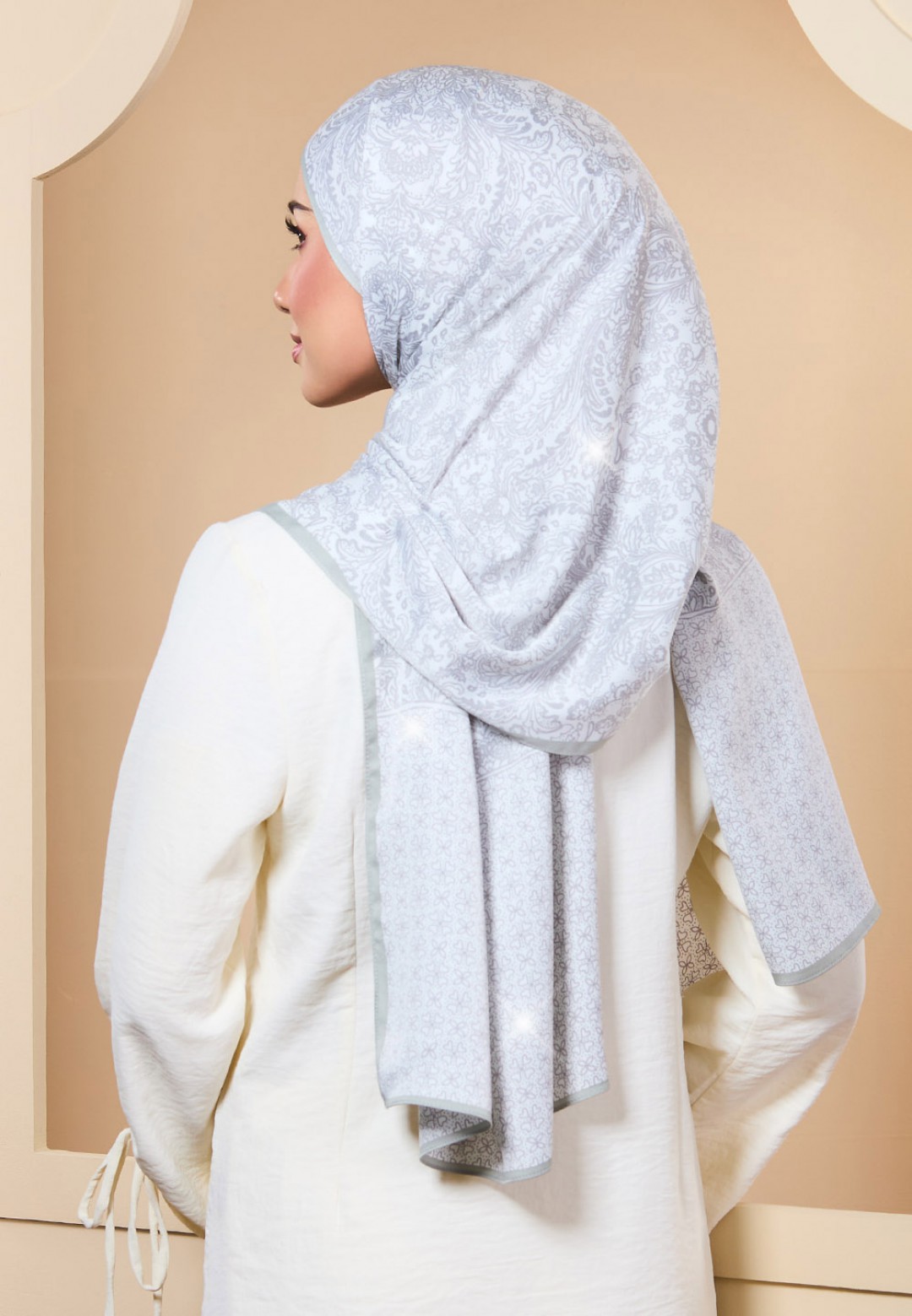 SHAWL ELENI PRINTED DIAMOND