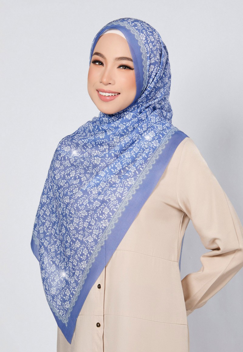 SHAWL DALIA VOILE LASERCUT DIAMOND