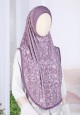 TIARA PETALUNA SOFT AWNING DIAMOND (LABUH) IN BLACK PLUM