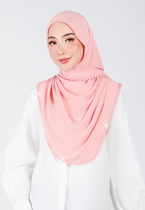 SHAWL PETALINE PLAIN EMB DIAMOND