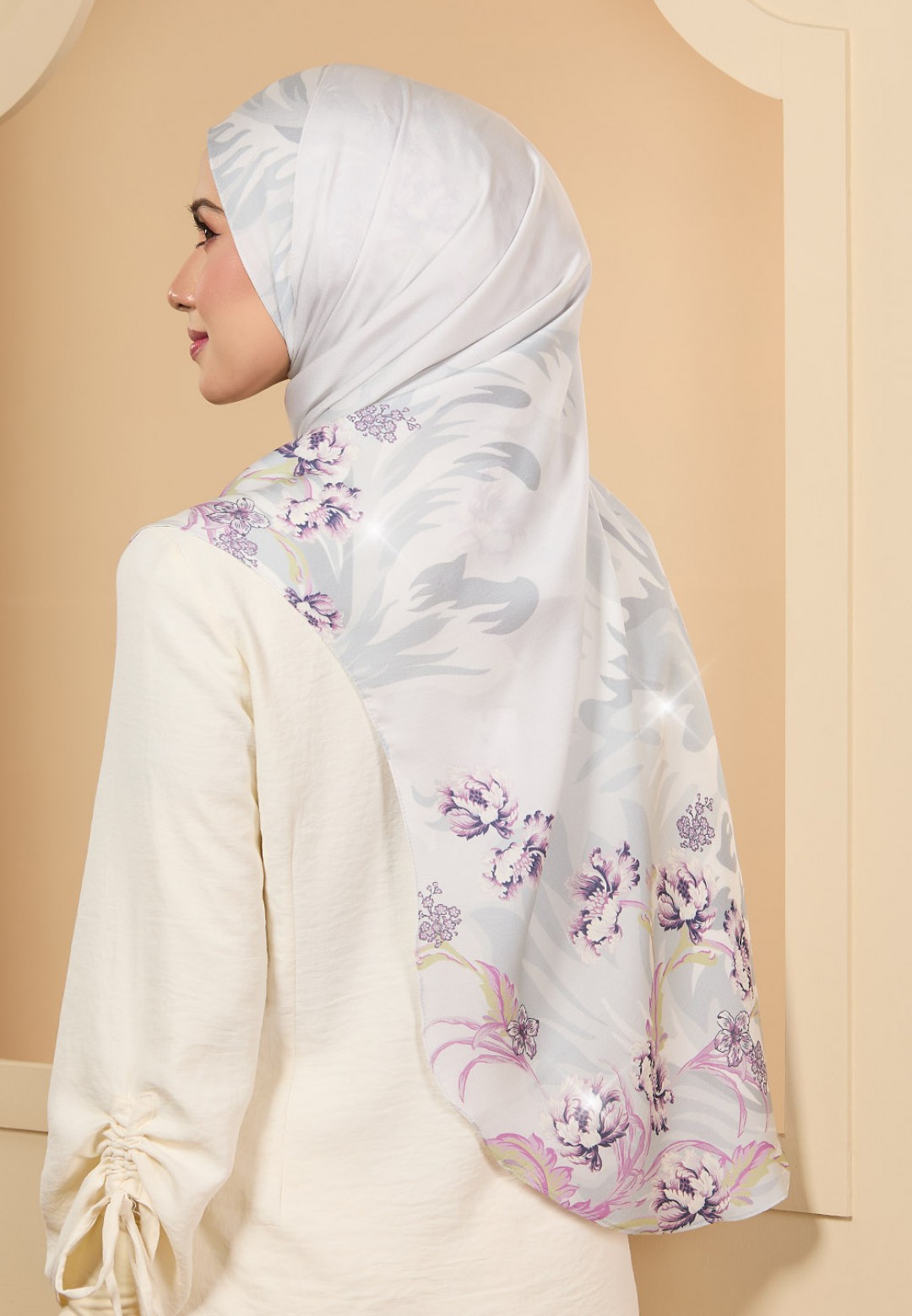 INSTANT SHAWL INACIO PRINTED DIAMOND