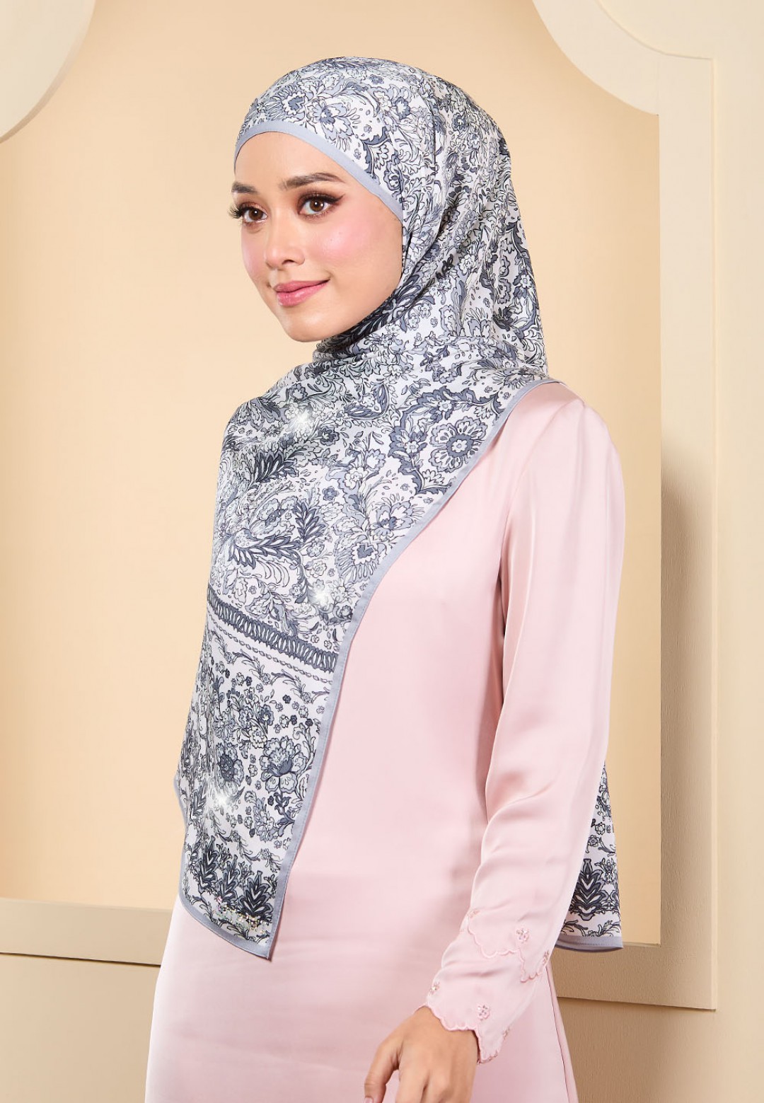 SHAWL THEIA PRINTED DIAMOND