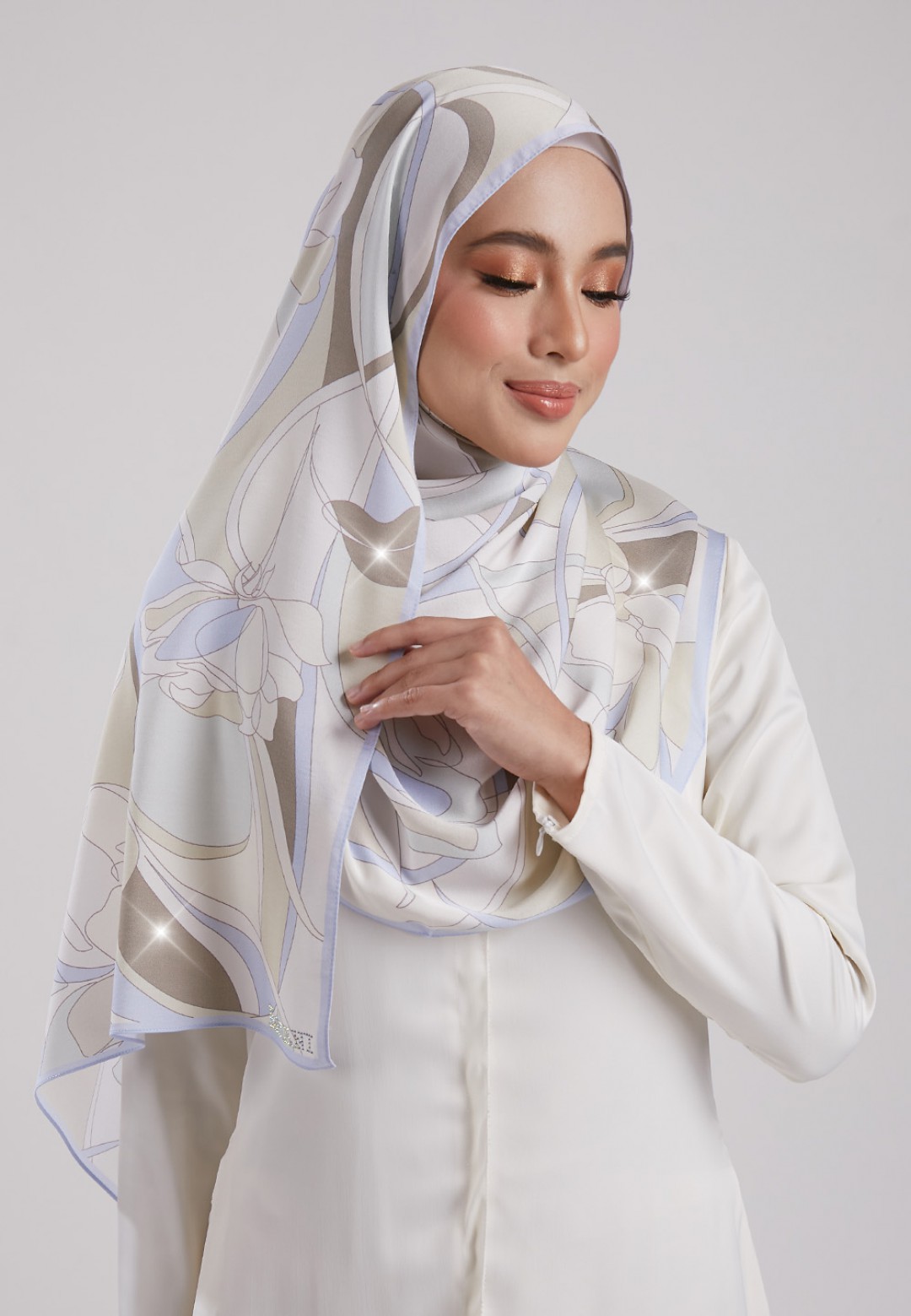 SHAWL 298 ELLERY PRINTED DIAMOND