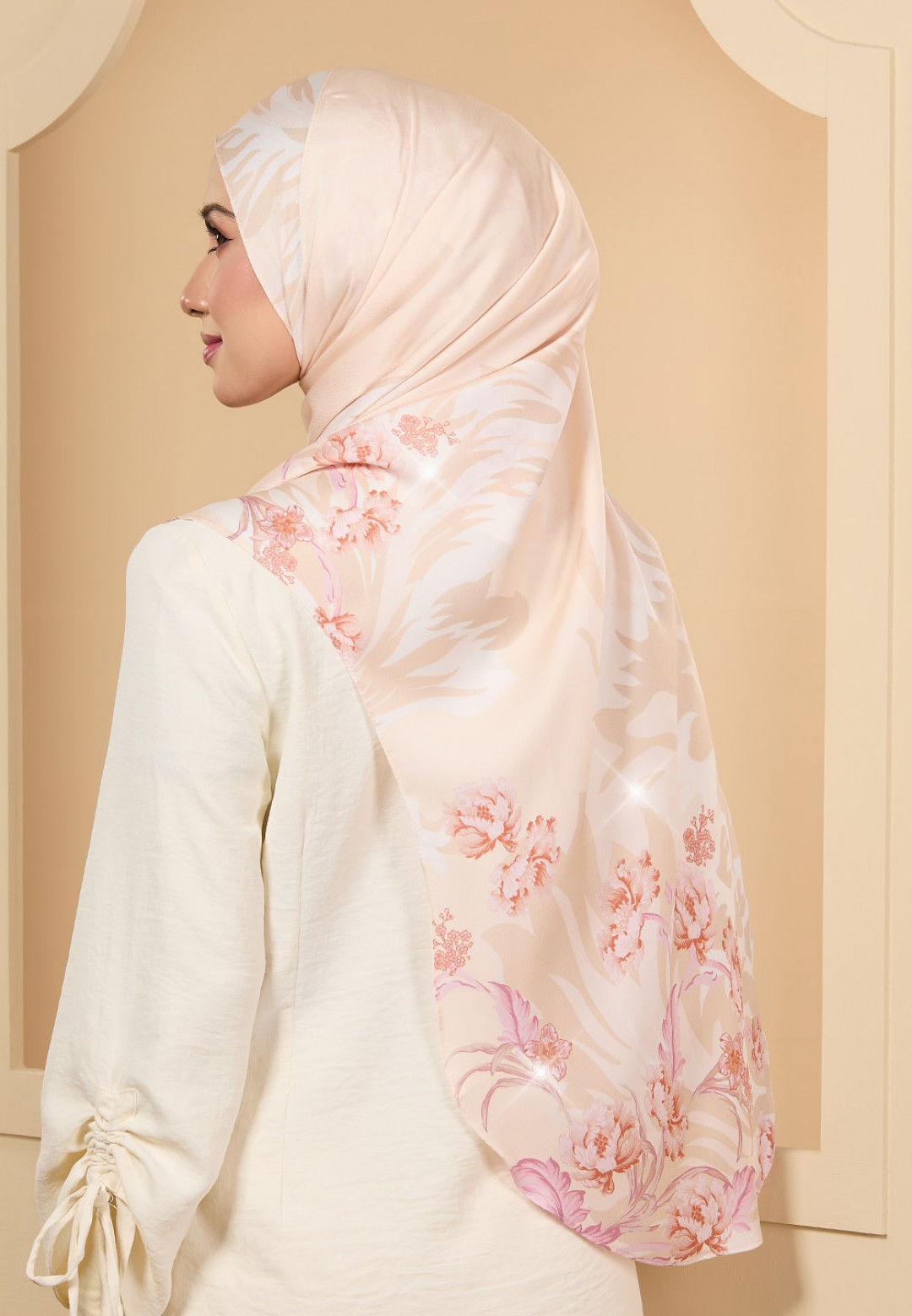 INSTANT SHAWL INACIO PRINTED DIAMOND