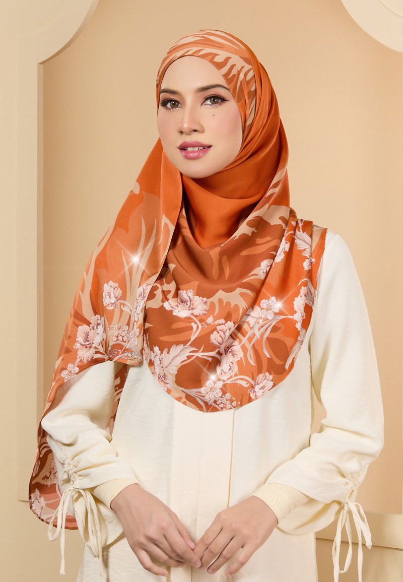 INSTANT SHAWL INACIO PRINTED DIAMOND