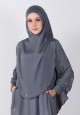 KHIMAR HASNAA IN GREY