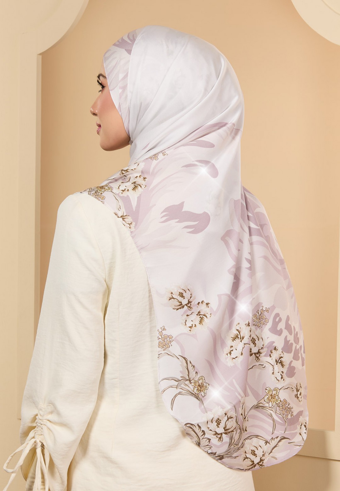 INSTANT SHAWL INACIO PRINTED DIAMOND