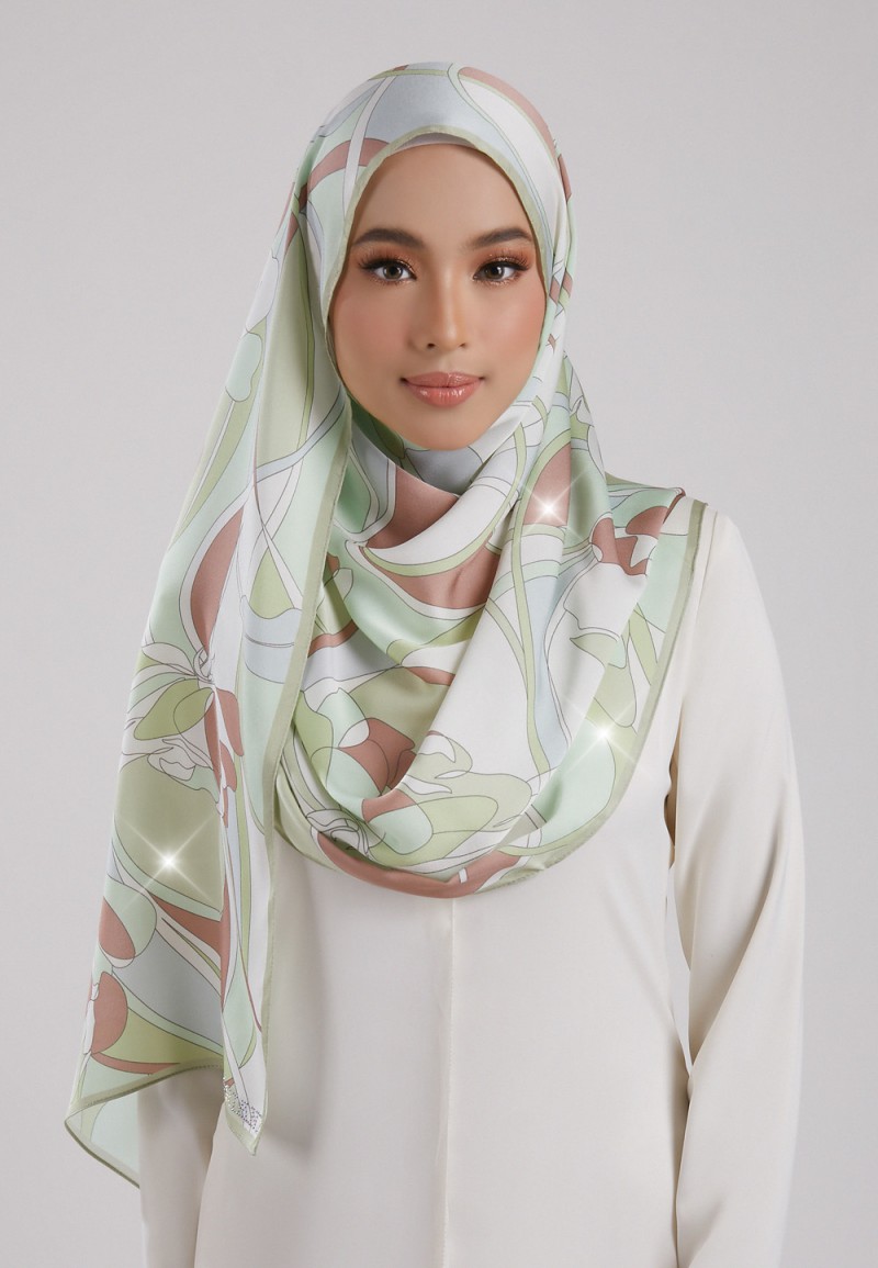 SHAWL 298 ELLERY PRINTED DIAMOND