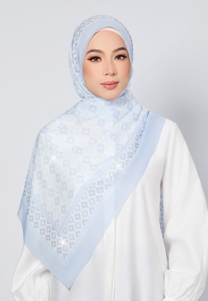 SHAWL JULIA VOILE LASERCUT DIAMOND