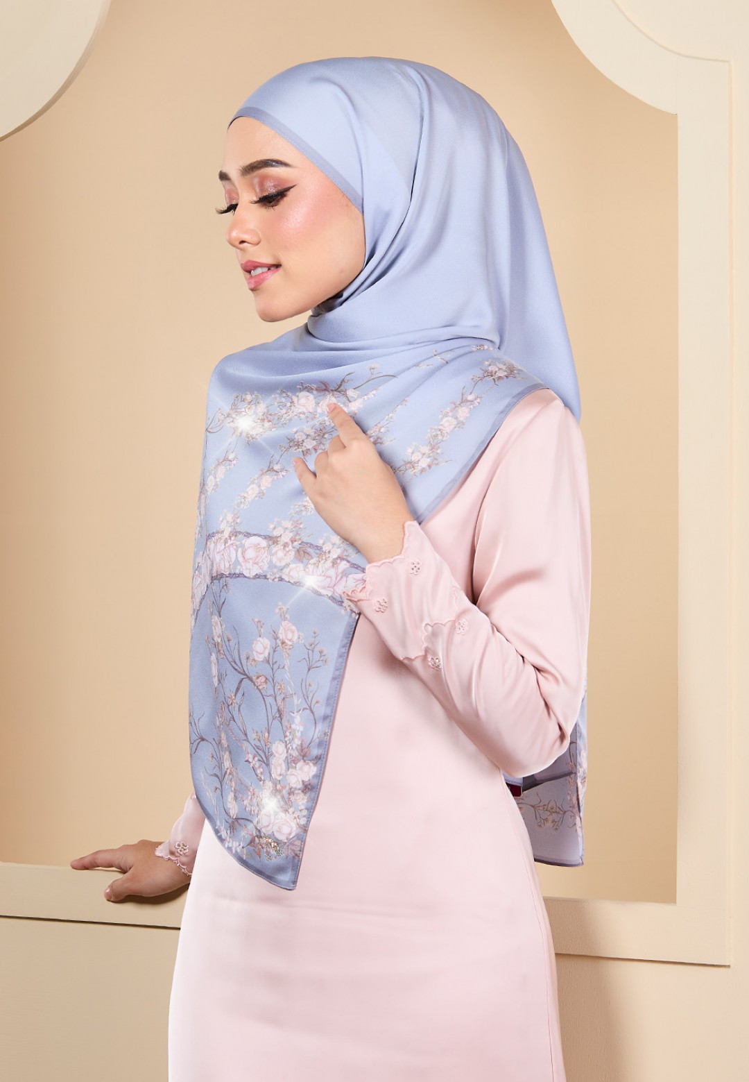 SHAWL AUBREY PRINTED DIAMOND