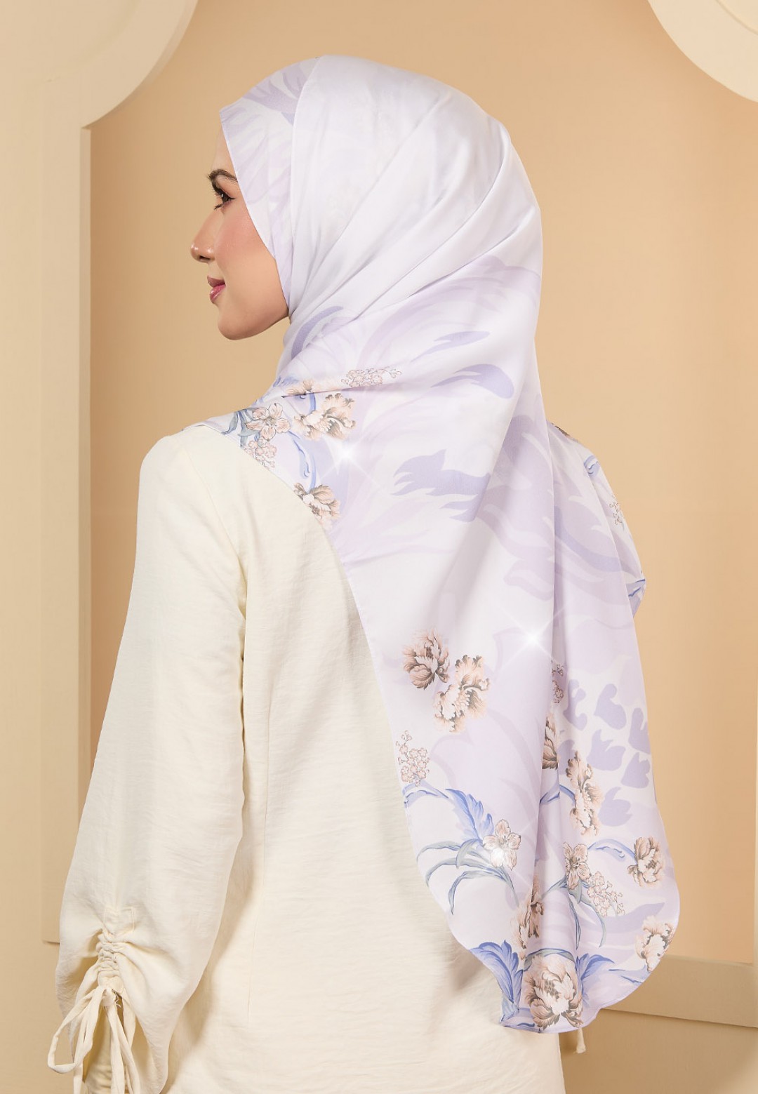 INSTANT SHAWL INACIO PRINTED DIAMOND