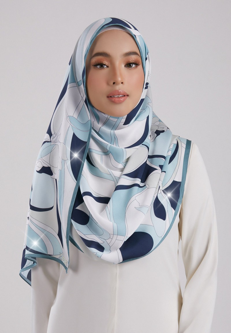 SHAWL 298 ELLERY PRINTED DIAMOND