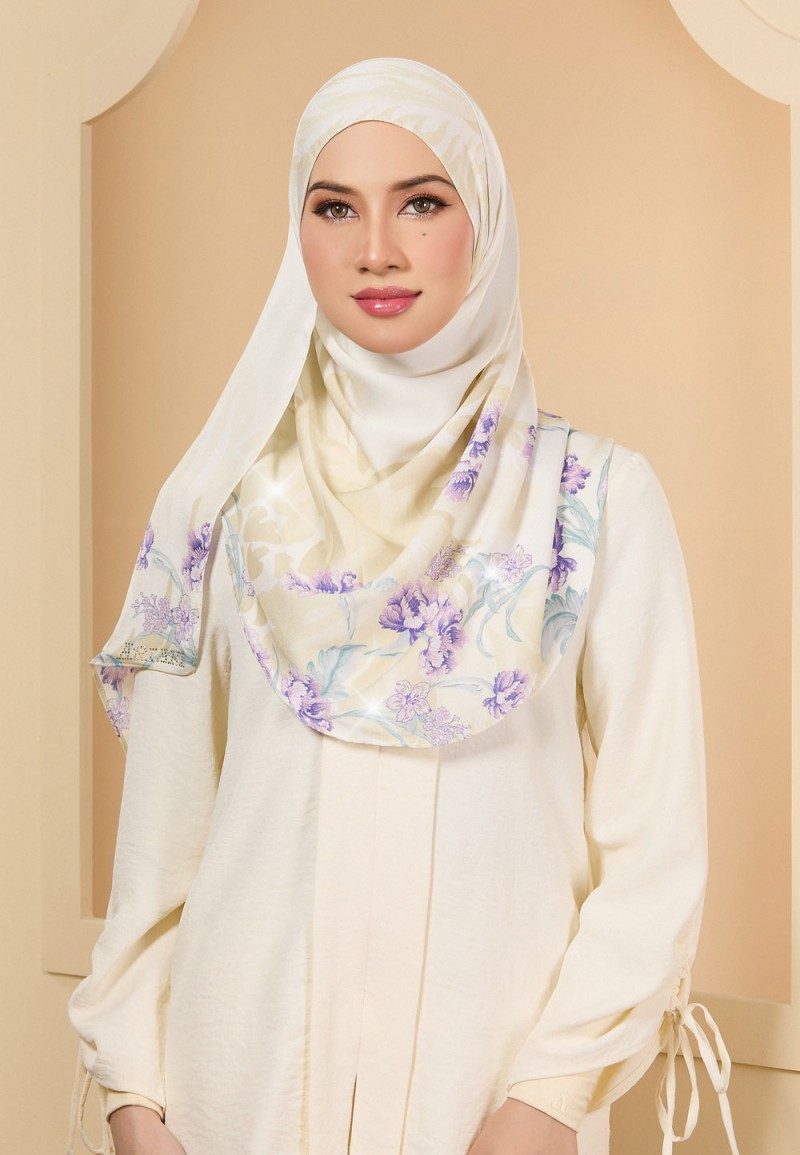 INSTANT SHAWL INACIO PRINTED DIAMOND