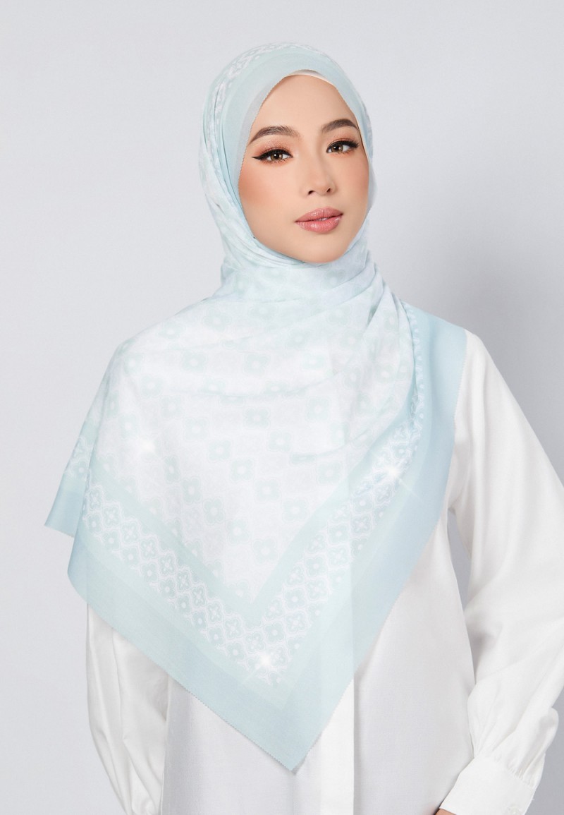 SHAWL JULIA VOILE LASERCUT DIAMOND