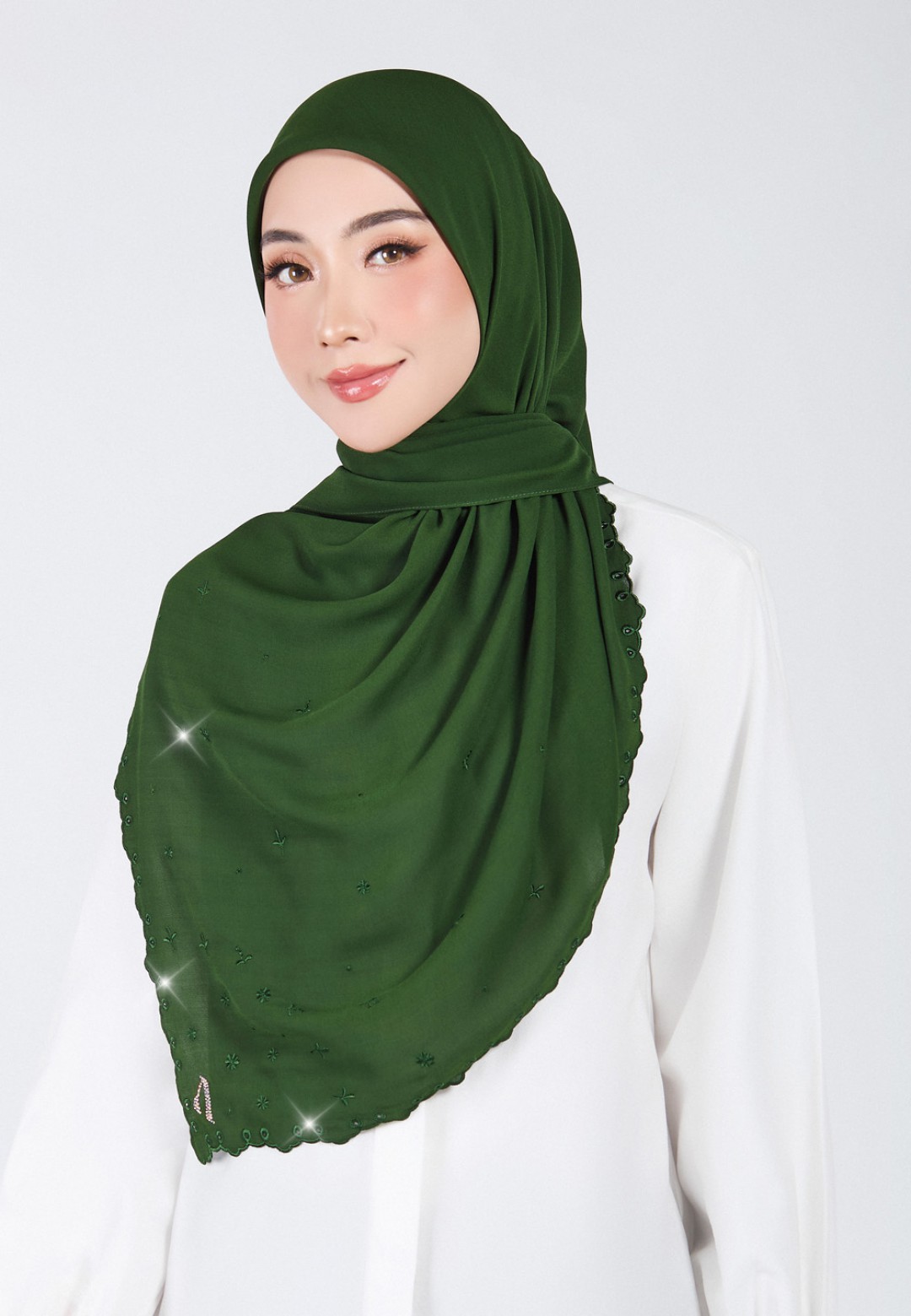 SQ ELYROSE PLAIN EMBROIDERY DIAMOND