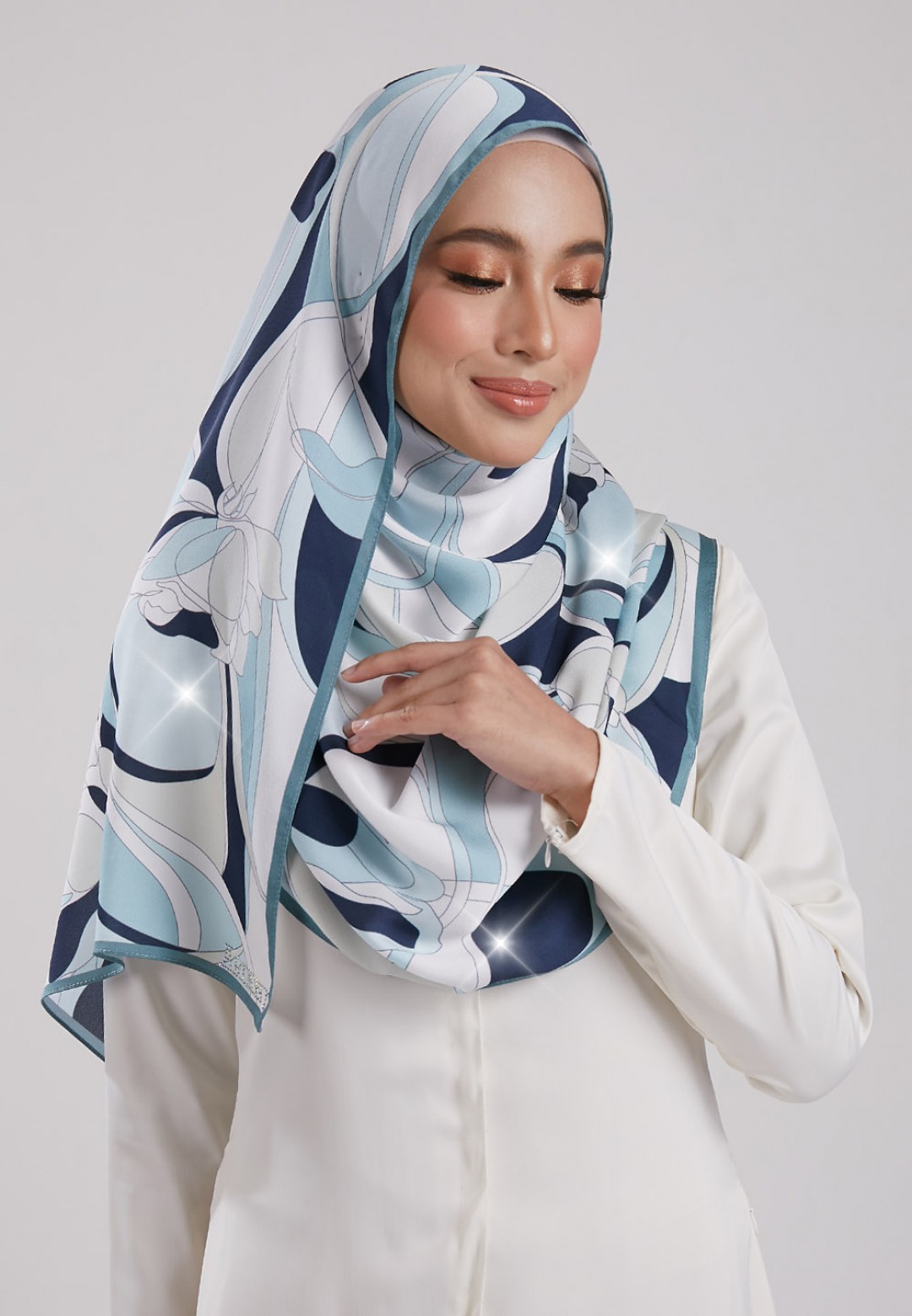 SHAWL 298 ELLERY PRINTED DIAMOND