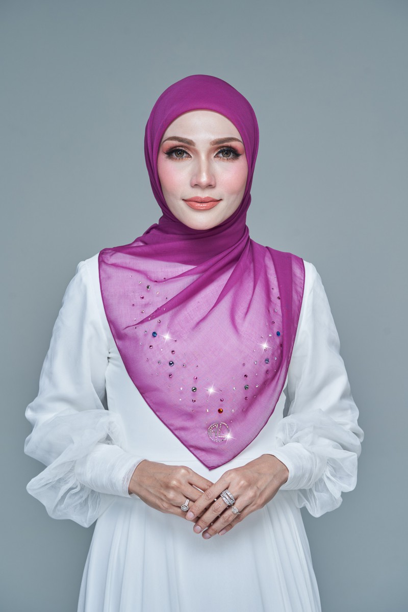 SQ NUHA VOILE PLAIN DIAMOND