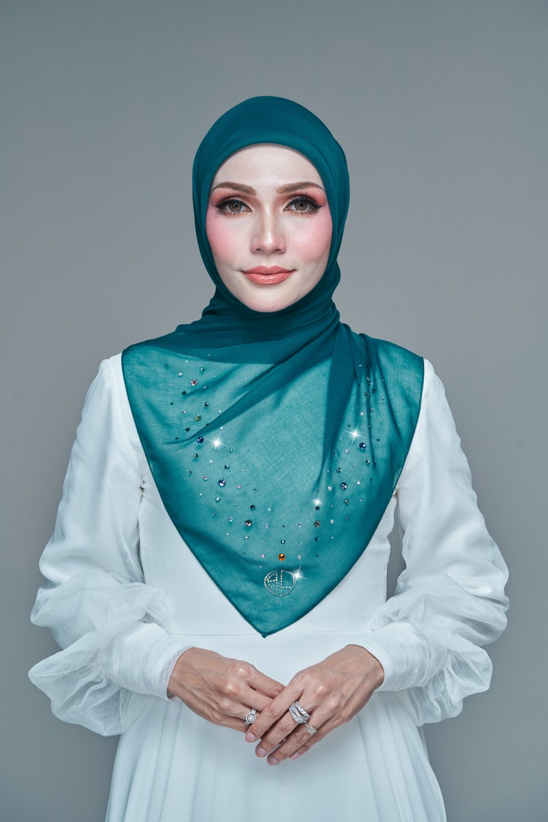 SQ NUHA VOILE PLAIN DIAMOND