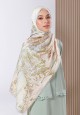 SHAWL LE SCENERY IN OLIVE