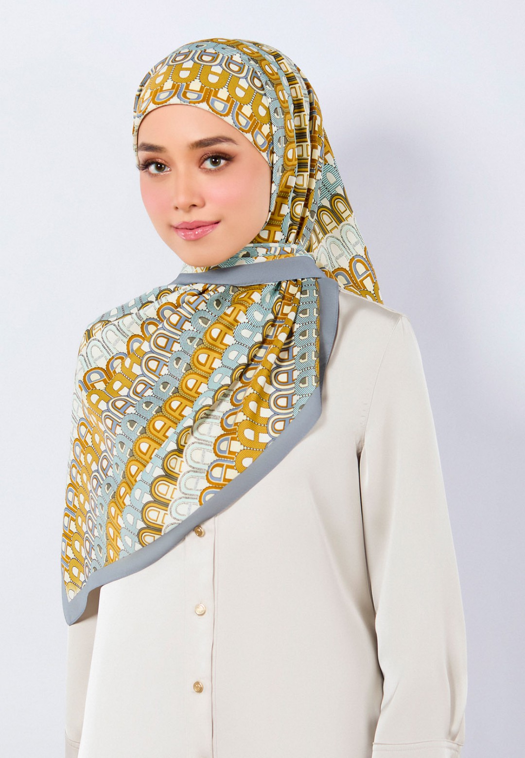 SQ A MONO TWILL PRINTED