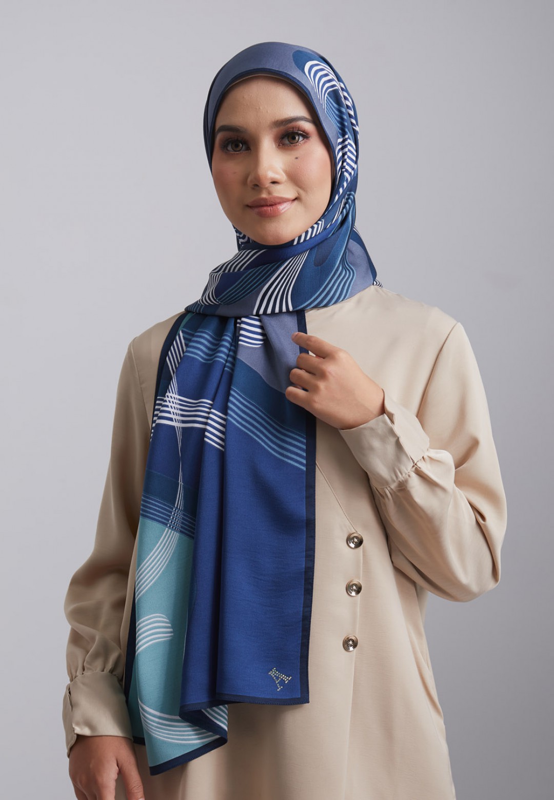 SHAWL 219 LA LIGNE PRINTED