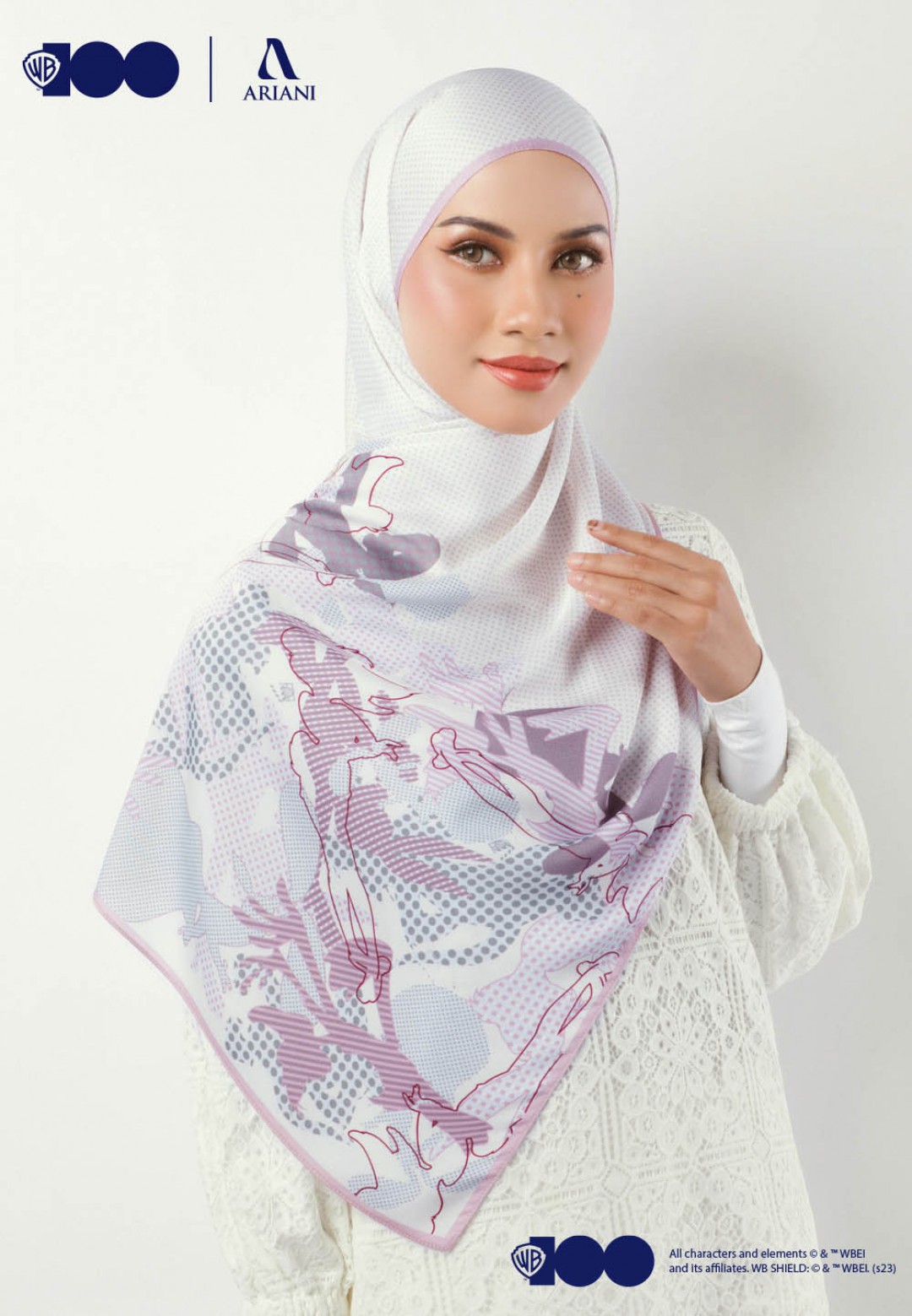 SHAWL 308 WB100 PRINTED